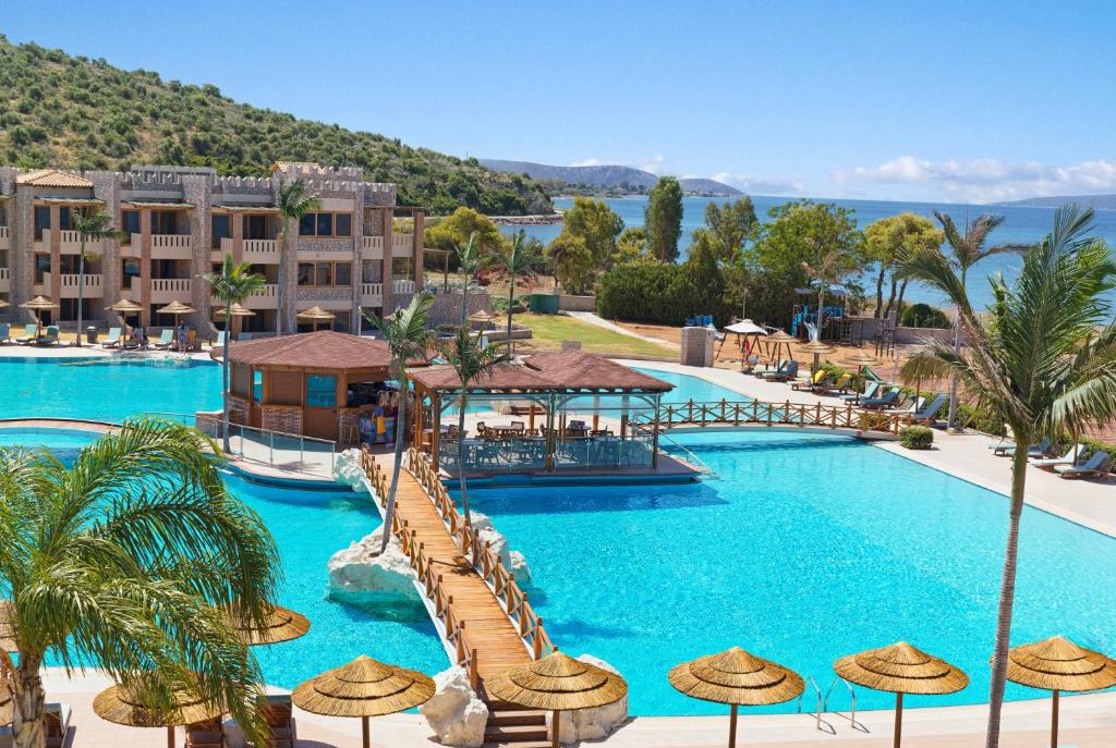 SEAFOS aerial pool view